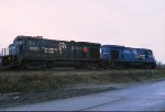 Conrail power at Dewitt